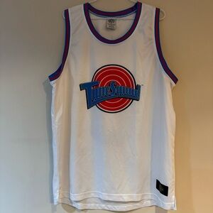 White Looney Tuned Tune Squad Basketball Jersey